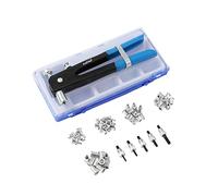 KATSU Kit de Pistola Remachadora de Tuercas de Mano 86 Piezas Remachadora Manual Tuercas de Remache Roscado M3 M4 M5 M6 M8 para Automóviles Remolques Tableros Eléctricos y Otras Aplicaciones 405552