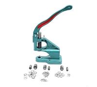 KATSU Máquina Perforadora de Ojales, Remachadora de Tuercas Ojales Manual Prensa de Mano, Herramienta de Perforación de Agujeros, con 3 Troqueles (6mm/10mm/12mm) y 1500 Ojales