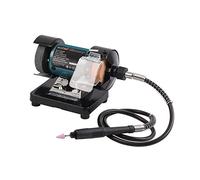 KATSU Mini Amoladora de Banco, 3" 70mm Multifunción Art Craft Electirc Pulidora Lijadora Afiladora con Eje de Transmisión Flexible Accesorio de Molienda para Trabajo Preciso 100081E