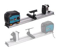 KATSU Mini torno de madera de 550 W y velocidad variable, con mesa de trabajo eléctrica y longitud máxima de pieza de 600 mm, ideal para proyectos de bricolaje y carpintería.