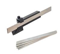 KATSU Mini Torno Herramienta de Separación Soporte de Corte con 5 Piezas Hojas HSS 3x6x200 mm para Fresado CNC Corte Semiacabado y Mecanizado de Acabado 11110533