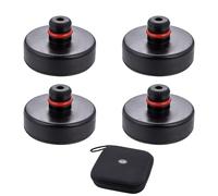 KATSU - Paquete de 4 almohadillas de elevación para Tesla Modelo 3/Y/S/X, discos de goma, adaptador de punto de gato, bolsa de transporte