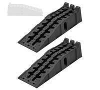 KATSU Tools 2 Piezas Rampas de Plástico para Coche, Apilables, 5 Ton Capacidad, Rampas de Garaje Resistentes para Caravana Camping Auto Taller Servicio de Coche 161934