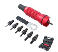 KATSU Tools Accesorio de Tuerca Remachadora, Kit de Adaptador de Taladro de Pistola Remachadora Herramienta de Remachado con Mandriles M3 M4 M5 M6 M8 M10, para Taladradoras Eléctricas Inalámbricas