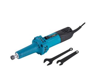 KATSU Tools Amoladora recta de 710 W, portabrocas de 6 mm con contratuerca y empuñadura compacta, herramienta rotativa eléctrica para amolado y pulido de construcción