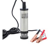 KATSU Tools Bomba diésel DC 12V 38mm Bomba sumergible de transferencia de combustible y aceite de agua de acero inoxidable para coche camión velocidad barco caravana