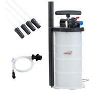 KATSU Tools Bomba extractora de aceite neumática manual 5L Evacuador de fluido Motor Cambio de aceite del motor Transferencia de combustible de gasolina Bomba de succión al vacío para automóviles