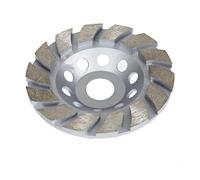 KATSU Tools Disco de molienda de diamante de piedra de hormigón de mármol, 115 mm, 22,23 mm