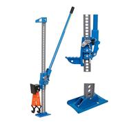 KATSU Tools Farm Jack Heavy Duty 48" 3 Ton Capacidad de Carga con Accesorio Elevador Lift Mate, High Lifting Ratchet Farmers Jack Gato Offroad para 4X4 SUV Tractores Camiones