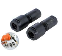 KATSU Tools Adaptador de accesorio para amoladora angular, juego de 2 piezas M10 a 3 mm y 6 mm, herramienta giratoria de conversión para moler, pulir y tallar