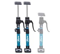 KATSU Tools - Juego de 2 barras telescópicas de soporte rápido de acero de 40-60 cm, capacidad de carga de 40 kg, para puntal de marco de puerta de gabinete de yeso