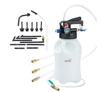 KATSU Tools Kit de bomba de transferencia de fluido de transmisión neumática de 6 L, kit de sistema de recarga de extractor de líquido y llenado de aceite ATF con adaptadores de llenado