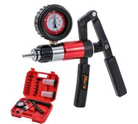 KATSU Tools Kit de Purga de líquido de Frenos 2 en 1: Bomba de vacío y presión portátil, para Uso Individual, para Coches y Motocicletas (450823)
