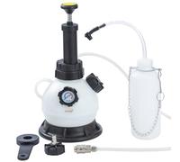 KATSU Tools Kit de purga de líquido de frenos manual, purgador de frenos al vacío de 2 l con botella de recarga de 1 l para automóviles, camiones, motocicletas