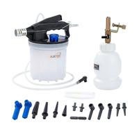 KATSU Tools Kit de purga de líquido de frenos neumático Purgador de frenos por vacío de 2L, botella de recarga de 1L Adecuado para sistemas de frenos estándar y ABS para automóvile