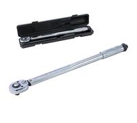 KATSU Tools Llave de Torsión con Trinquete de 1/2 Pulgada, 28-210 Nm Micrométrica Reversible, Herramienta Manual Mecánica en Estuche de Plástico 423901