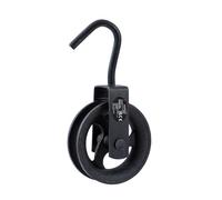 KATSU Tools Polea de 75mm con Gancho Giratorio, Roldana para Andamios, Elevación y Grúas 182120 (120mm)