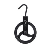 KATSU Tools Gin Wheel de 180mm con Gancho Giratorio, Roldana para Andamios y Elevación 182125