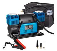 KATSU Tools Profesional Inflador de Neumáticos de Coche con Doble Pistón, 150 PSI 12V 90Amp Portátil Gran Volumen Compresor de Aire Bomba de Neumáticos para 4WD Auto Van Camiones Inflables