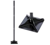 KATSU Tools Tamper de acero resistente - Base cuadrada de 200 mm x 200 mm, mango extraíble de 3 secciones para el atasco, nivelación del suelo, grava, adoquines y reparación del suelo