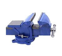 KATSU Tornillo de Banco 4" 100mm 5kg, Resistente de 360 Grados Base Giratoria Torno Fresadora Mesa Banco de Trabajo Abrazadera para Mecánicos e Ingenieros 402341