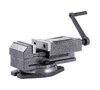 KATSU Tornillo de Banco de 3" 80mm, Precisión de 360 Grados Giratorio Base Giratoria Pilar Radial Taladro Prensa Torno Fresadora Abrazadera para Mecánicos e Ingenieros 4021543