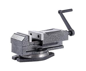 KATSU Tornillo de Banco de 3" 80mm, Precisión de 360 Grados Giratorio Base Giratoria Pilar Radial Taladro Prensa Torno Fresadora Abrazadera para Mecánicos e Ingenieros 4021543