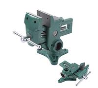 KATSU Tornillo de banco de loro multiángulo 3.5" / 90mm, Abrazadera de Tornillo de Mesa de Acero Gira 360° en Vertical y Horizontal 4021704