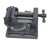 KATSU Tornillo de Banco Inclinable 4" 100mm Profesional Taladro de Pilar Máquina de Fresado Ángulo de Inclinar Tornillo Mesa Banco de Trabajo Abrazadera para Trabajo de Acero