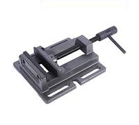 KATSU Tornillo de Prensa de Taladro de 125mm, Abrazadera de Banco de Taladro de Columna Tipo Alemán de Calidad Profesional para Talleres y Fresadoras 4022745