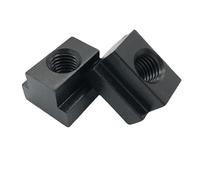 KATSU Tuercas de Ranura en T M8, 4 Piezas, Acabado en Óxido Negro Tuercas Ranuradas Roscas Encajan en Ranuras en T Mesas de Máquinas Herramienta 40222008