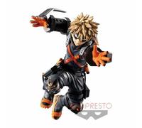 KATSUKI BAKUGO Figura Estatua 15cm Movie World Heroes Mission BANPRESTO