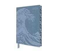 Katsushika Hokusai: The Great Wave 2024 Artisan Art Vegan Leather Diary - Page to View with Notes