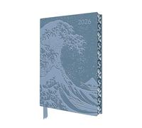 Katsushika Hokusai - Die große Welle - Tischkalender 2026: Original Flame Tree Publishing DIN A5-Format Exquisit Tischkalender mit Softcovereinband ... künstlerisch gestalteten Buchschnitt