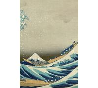 Katsushika Hokusai “The Great Wave off Kanagawa” Notebook: 100 Lined Pages (College Ruled) | Japanese Art Journal, Elegant Writing Notebook & Gift for Creatives