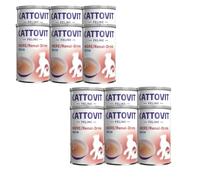 Kattovit Bebida renal/renal Pato | Paquete de 12 | 12 x 135 ml | Alimento complementario para Gatos Adultos | Trozos de Carne con Pato | para apoyar la función renal
