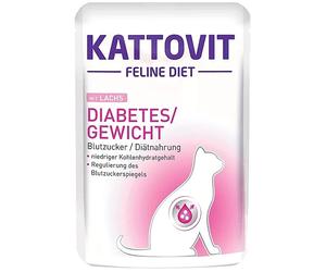 Kattovit Diabetes/Geating salmón 85g sobre