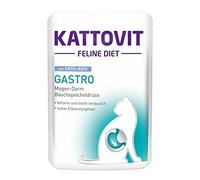 kattovit | Feline diets Gastro con pato + Arroz, 24 x 85 g