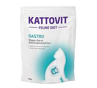 Kattovit Gastro | 1 x 400 g | Alimento dietético Completo para Gatos Adultos | Puede contribuir a compensar una digestión insuficiente | Bajo en Grasa y de fácil digestión