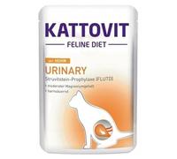 KATTOVIT Urinary Pollo | Comida dietética para Gatos | 85 g | Comida húmeda para Gatos para la prevención de cálculos de estruvita |