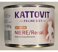 Kattovita Feline Diet - Comida para gatos con pollo, insuficiencia renal, 185 g
