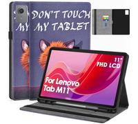 KATUMO Funda para Lenovo Tab M11 (11 Pulgadas) 2024 Tablet TB330FU/331FC, con portalápices, Funda de Piel TPU Suave