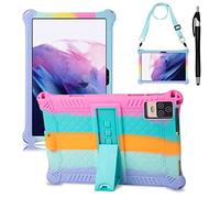 KATUMO Funda universal de silicona para Tablet de 10,1 pulgadas, funda para TUOHAITIME/CWOWDEFU/MAXLEGEN N40 / Doogee U10 / Blackview Tab60Pro / TECLAST P30T 10.1 pulgadas Tablet, con bolígrafo y