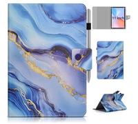 KATUMO Funda Universal para Tablet 11 Pulgadas, Cuero PU Funda Delgada para DOOGEE Tab A9 Pro/U11/T30S/RUSHAR M90/GOODTEL G9/Zenva T90/FASTWD/TABWEE Tablet 11 Pulgadas（Azul）