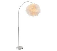 Globo Lighting Katunga lámpara de pie 1x40 W blanco-plata 15057S