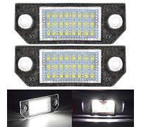 KATUR 1 par de 24 SMD LED luces de matrícula para Ford Focus C-MAX 03-07 bombillas reales