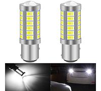 KATUR 2 Piezas 1157 BAY15D 5630 33-SMD Blanco 900 Lúmenes 8000K Super Brillante LED Girar Cola Cola de Freno Luz de señal de Parada Bombilla