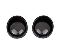 KATUR 2 x motocicleta señal de giro bisel lente cubierta visor indicadores ajuste anillo para Harley Sportster 1200 883 XL Dyna FLH humo
