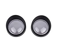 KATUR 2 x motocicleta señal de giro bisel lente cubierta visor indicadores ajuste anillo para Harley Sportster 1200 883 XL Dyna FLH claro