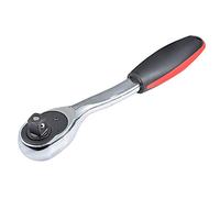 KATUR 72 dientes Trinquete telescópico extensible, llave de vaso de trinquete compensado de liberación rápida, trinquete de mango largo extensible (llave de 1/2 "de 255 mm de longitud)